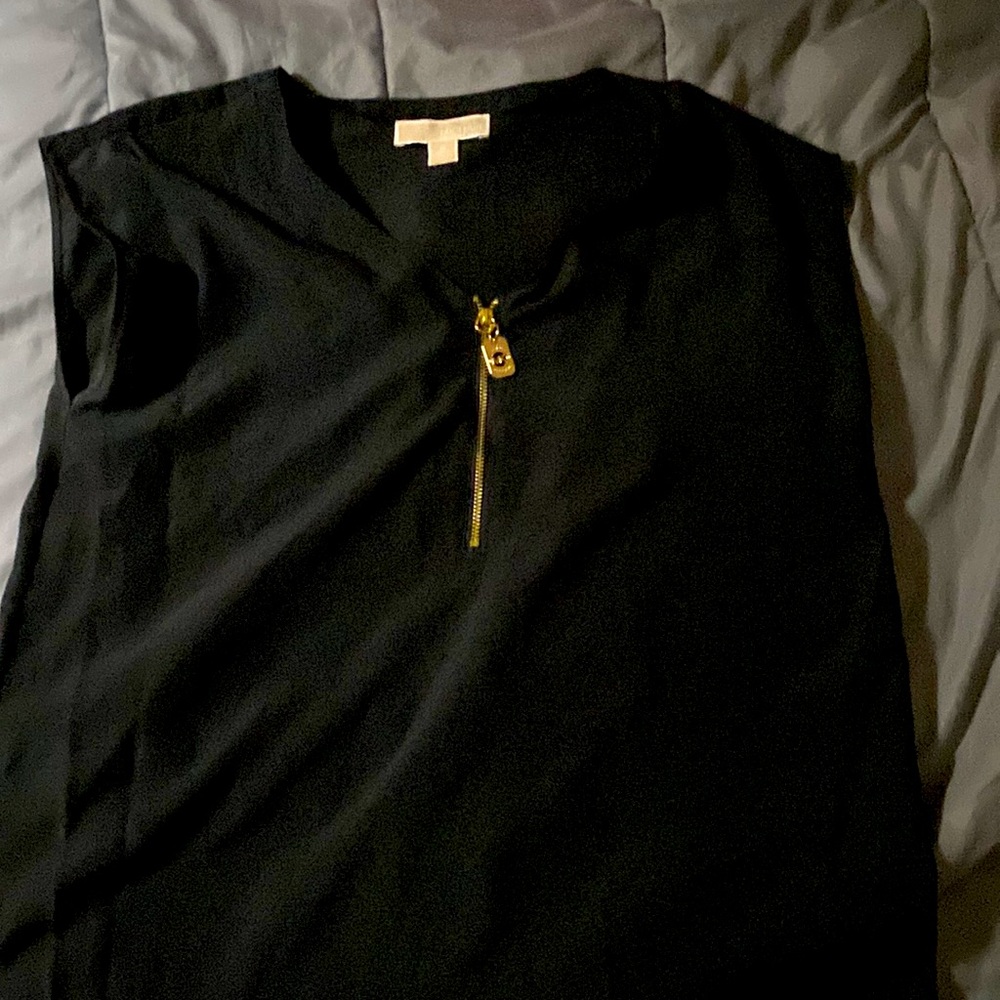 Black capped sleeve Michael Kors Blouse